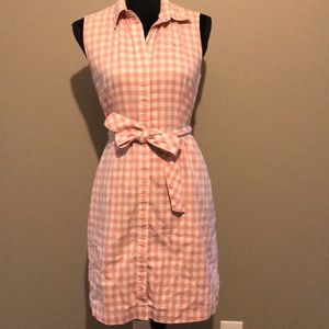 Vineyard vines gingham shirt dress